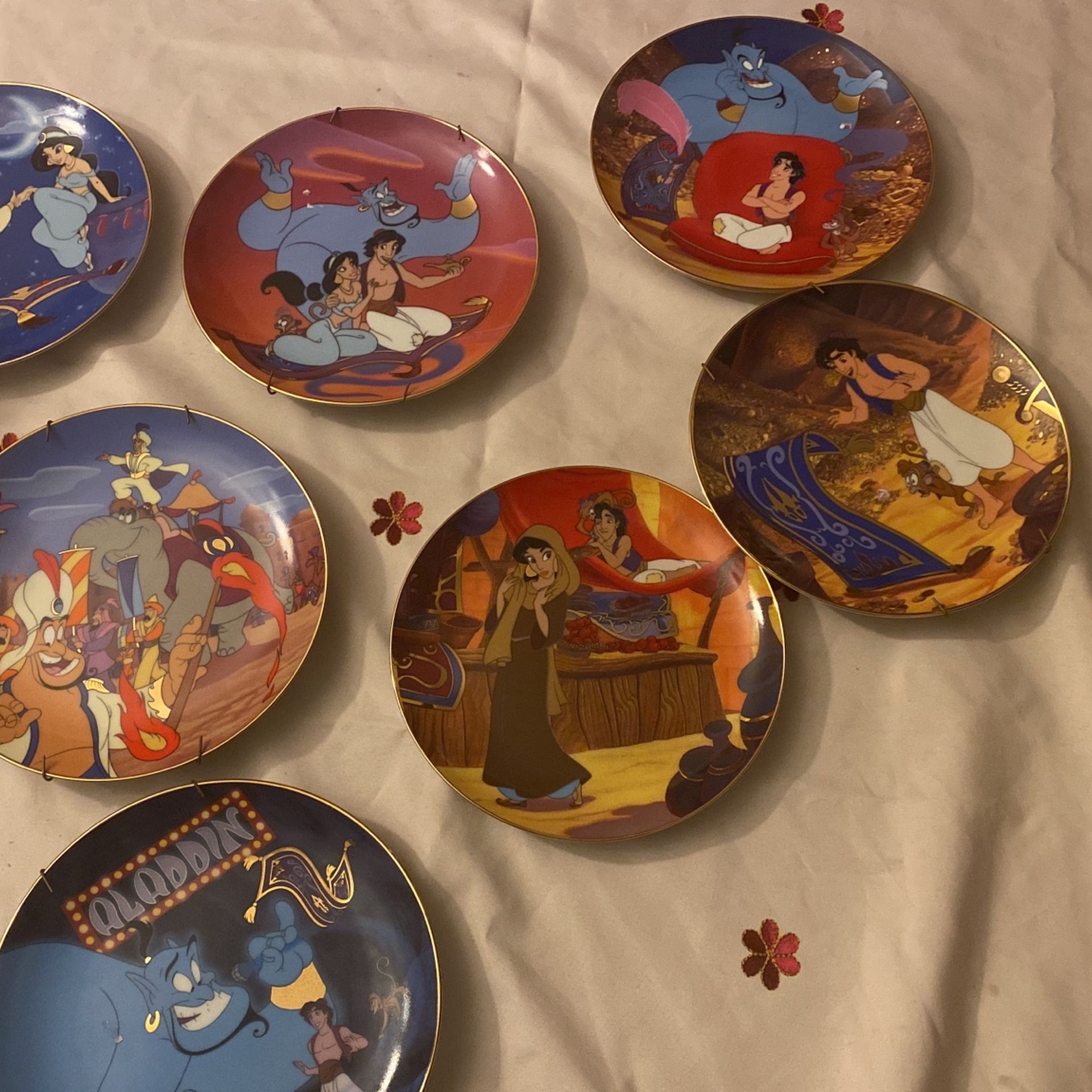 Walt Disney Aladdin Collection |Origanal Plates | Whole Set