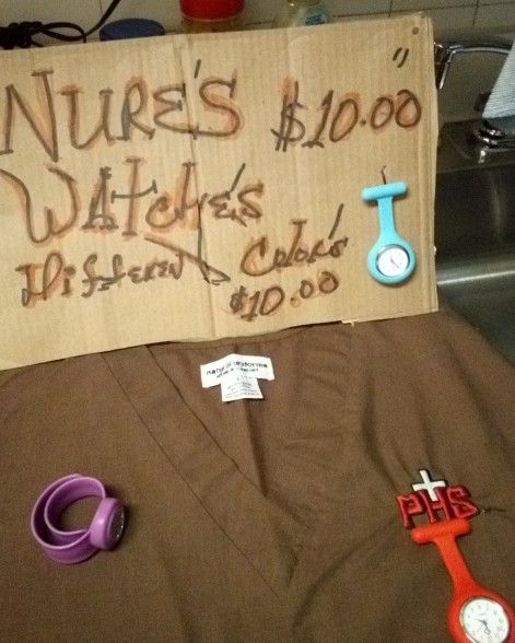 Brand New Nurse Watchers, Pin To Scrubs, Different Colors! L👁👁k...