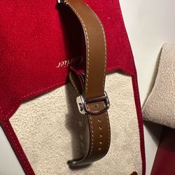 Authentic Cartier Santos Large leather strap.