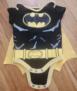Batman onesie Halloween outfit newborn baby