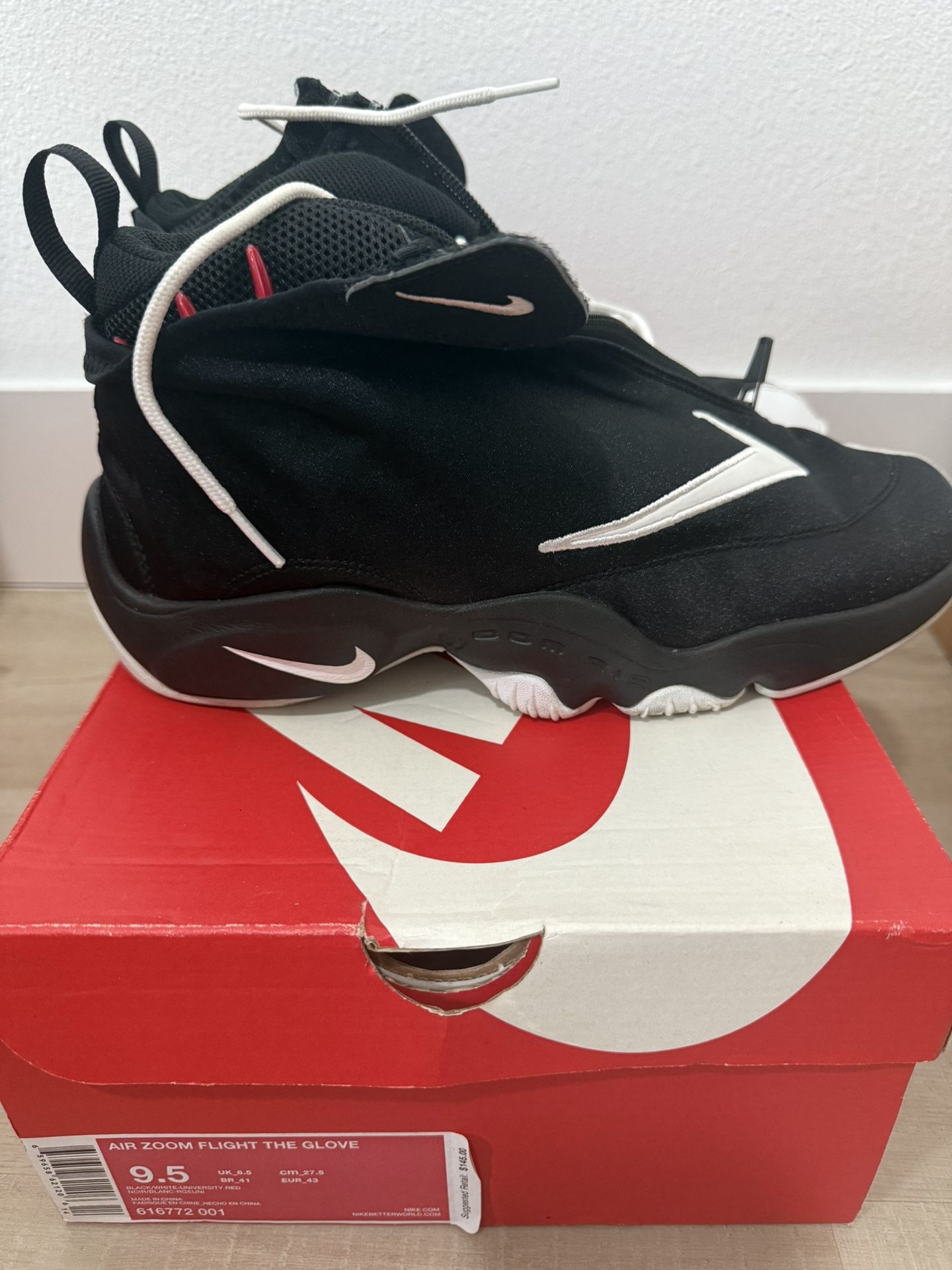 Nike Air Zoom Flight The Glove 2013 Sz 9.5