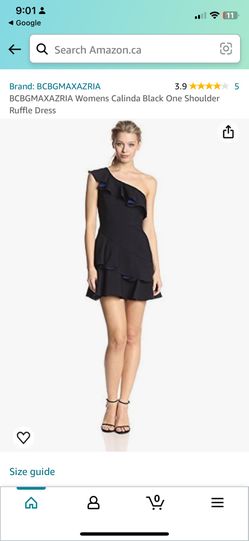 BCBG One Strap Ruffled Mini 