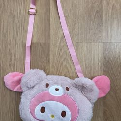 My Melody Cute Shoulder Bag Girls Plush Bag Handbags Messenger Bag Brand new Condition 