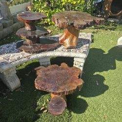 Wood Vases 30.00 Ea Or 75.00 For All 3