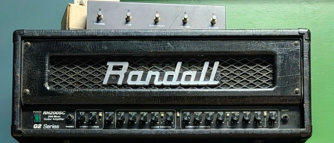 Randall RH200SC w/footswitch(FS/FT)
