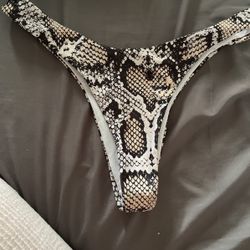 Snake Print Bottom Bikini