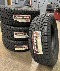 265/65/17 Arroyo All Terrain New Tires Installed Today 