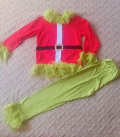 Grinch Costume. Size 8.
