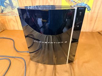 Sony PlayStation 3 PS3 Fat 80GB Console + Official Sony Remote & Cables