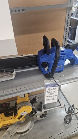 Kobalt Chainsaw With Charger And Battery Here At Cash America Pawn On Summit Ave Here In Greensboro 