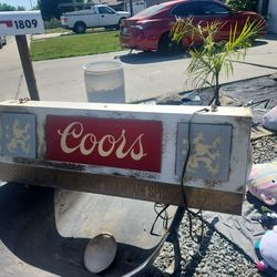Old Coors Pool Table Light