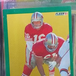 Joe Montana Football Card 