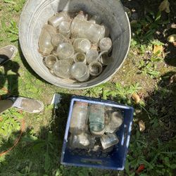 Vintage mason jars - free!