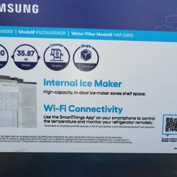 Samsung Smart Fridge With Ice And Wife