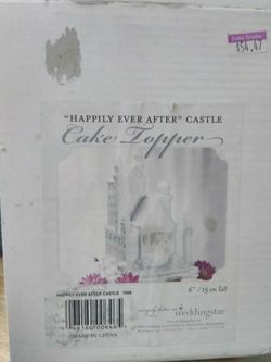 "Happily Ever After" Castle Cake Topper