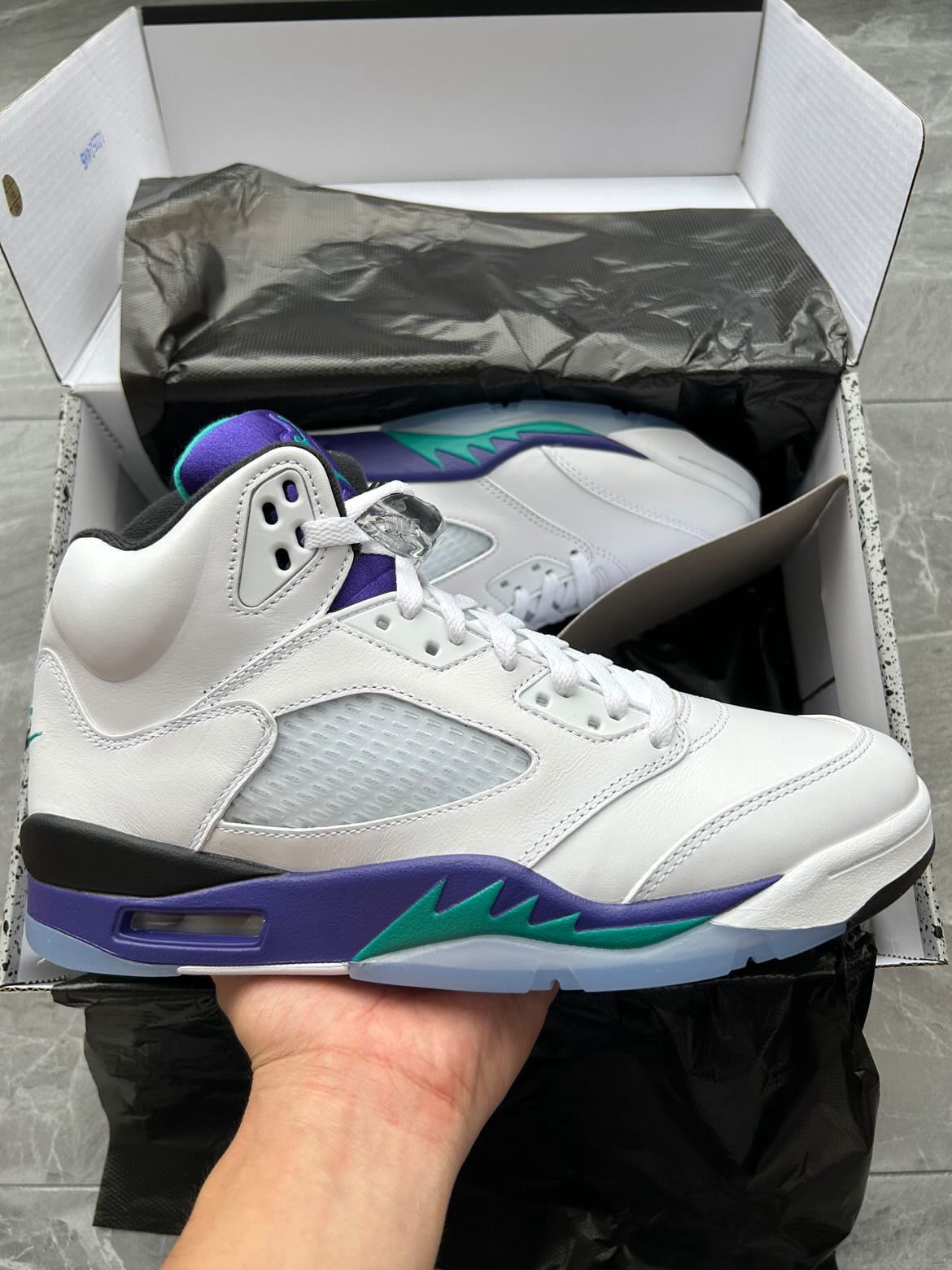 Retro Jordan Grape 5 Size 10 $250