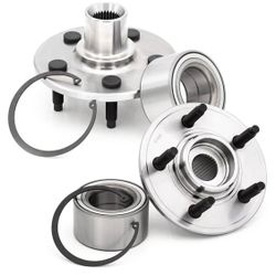  521000 2PC Rear Wheel Hub Bearing Compatible with Ford Explorer 2002-2010, Ford Explorer Sport Trac 2007-2010, Lincoln Aviator 2003-2005, Mercury Mou