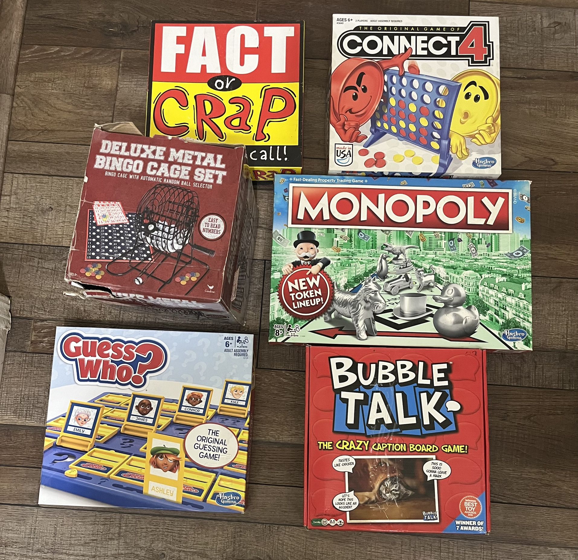 BOARD GAME LOT-8 Games w/dry erase board