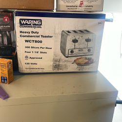 Warring Commercial Toaster 120 Volt