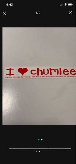 New l Love Chumlee Sticker