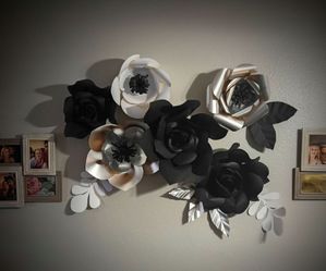 Large paper flowers