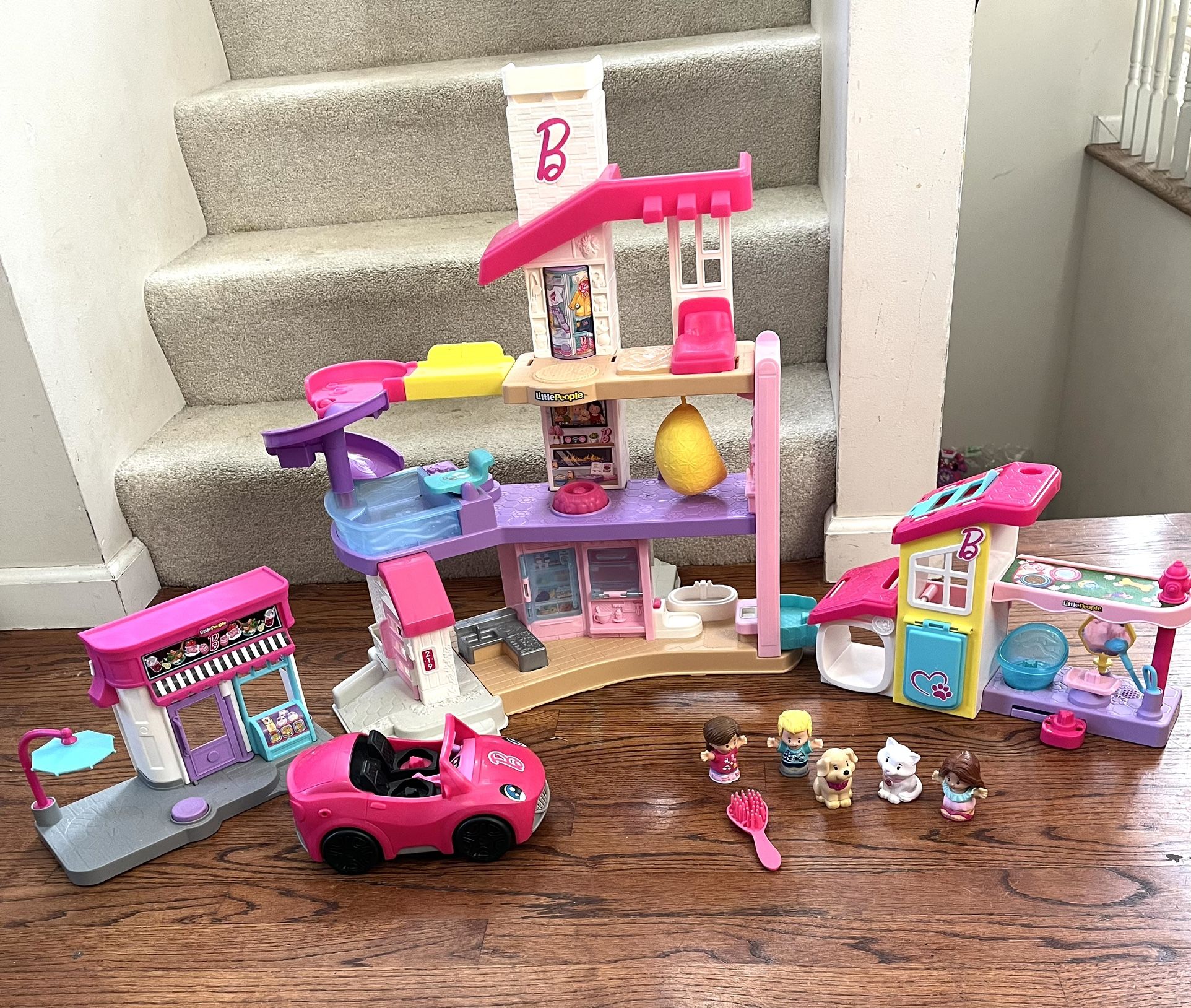 Fisher Price Little People Barbie Dream House, Pet Spa & Cafe ($45)