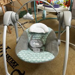 Ingenuity: Ity By Ingenuity Swingity Swing Easy-fold Portable Baby Swing