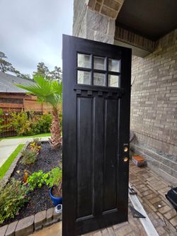 Front door solid wood