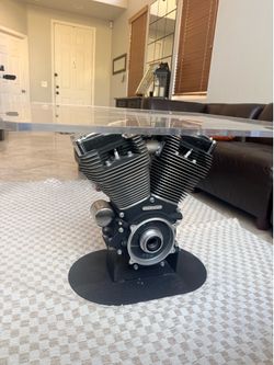 Harley Davidson twin coffee table
