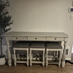 Table and stools