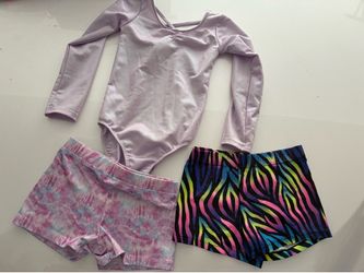 H&M Gymnastics leotard and shorts bundle 4/5