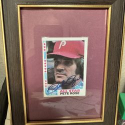 1982 Pete Rose Topps All Star Card