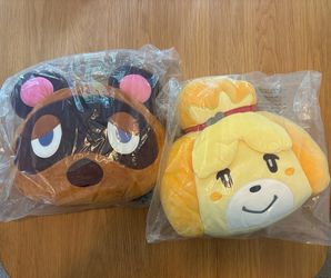 NEW - Animal Crossing™ Plush - Isabelle and Tom Nook Plushie sets