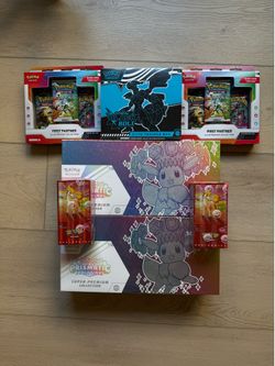 Pokemon prismatic spc black bolt ETB first partner series 2 Pokemon day 2026 elite trainer super premium collection Chinese gem 4 booster box