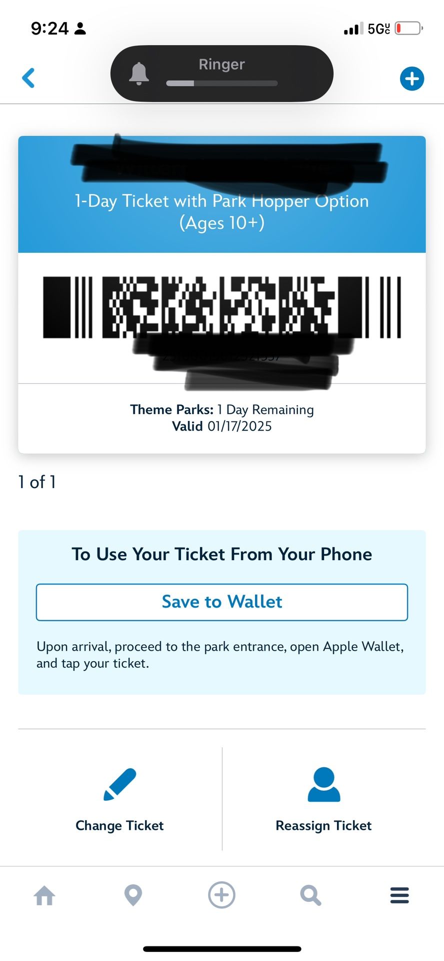 Disney Tickets