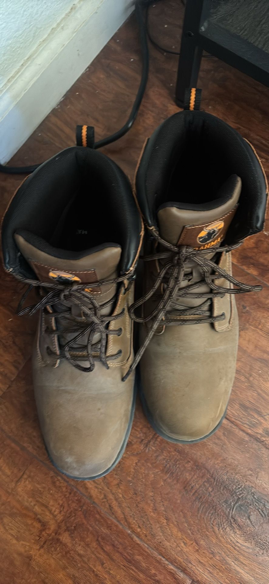 Steal Toe Work Boots Size 14