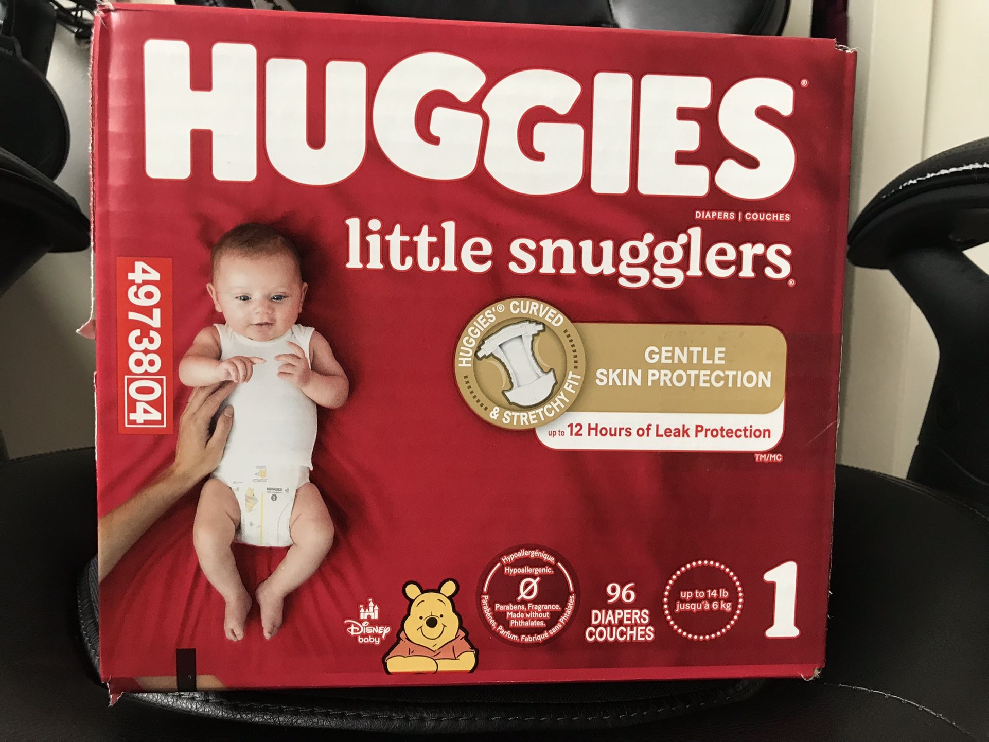 Huggies Little  Snugglers Size 1/96 Diapers 