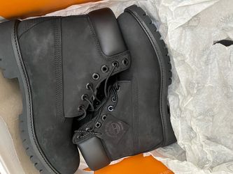 Timberland 6-Inch Waterproof Boots Black Size 8 Wemon
