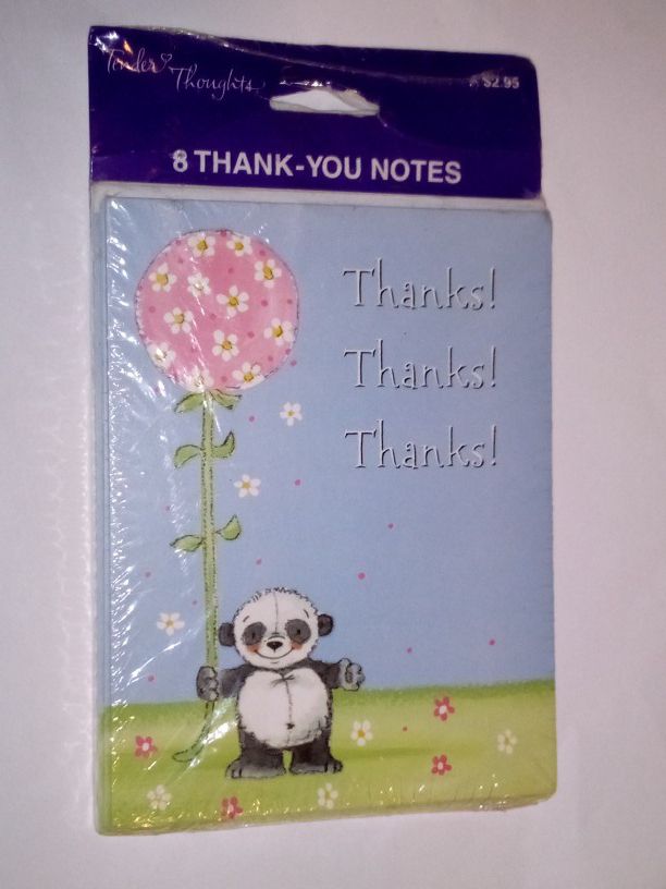 Vintage Thank You Notes New In Pack 