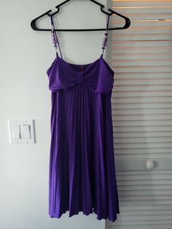 purple dress, size medium