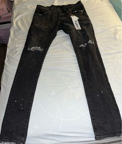 Purple jeans