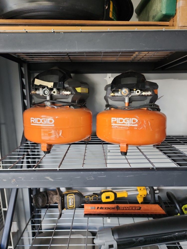 TWO Ridgid Air Compressors - Priced To Sell