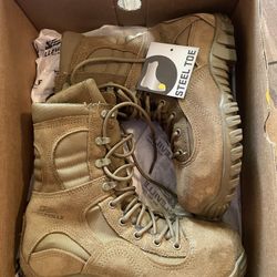 Bellevue Steel Toe Coyote Assault Boot