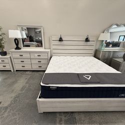 4 PC KING BEDROOM SET 