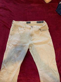 Men bullhead tan slim fit jeans 34/34