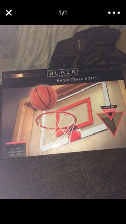 Indoor basketball hoop