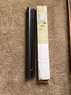 Cordless Vinyl Mini Blinds Black 28x48