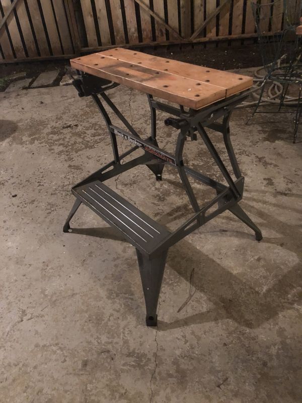 Black and decker folding work bench for Sale in University ...