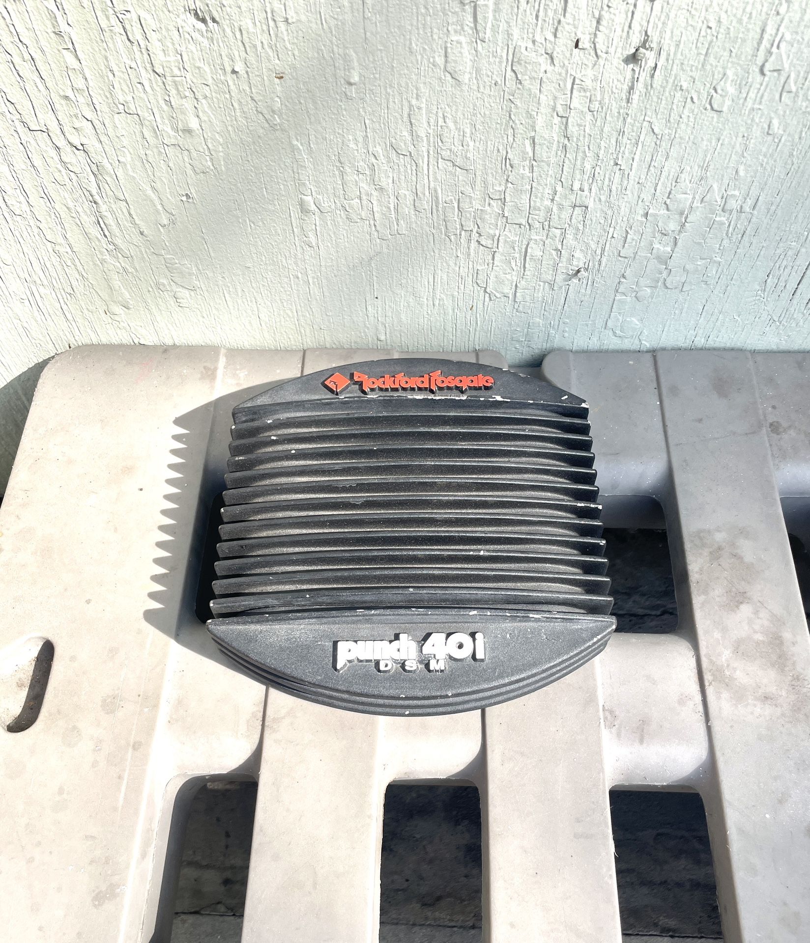 Rockford Fosgate Amp Old School Amplifier Sounds Works Great Clean