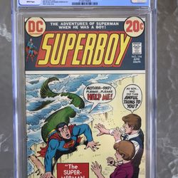 Superboy #194 (1973) CGC 9.6 — Nick Cardy Merman Cover; Bob Brown